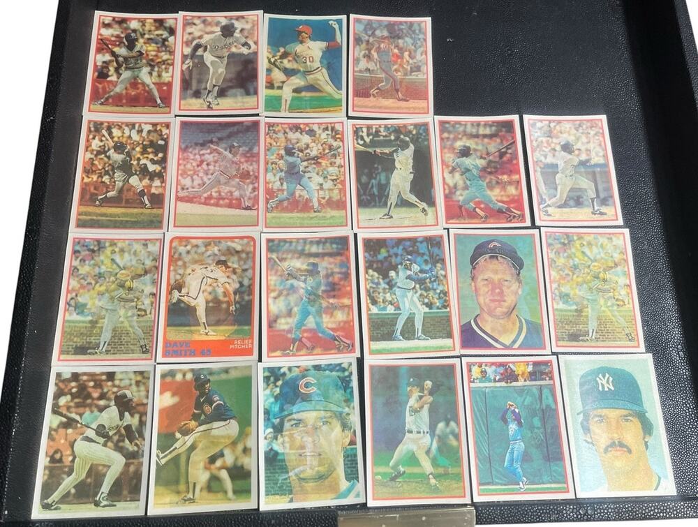 Vintage 1986  Sportsflics 3D Lot of 22 Baseball Cards